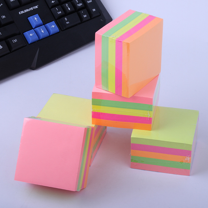 Jiuxing Square thickened 500-page sticky notes, N times sticky notes, strong adhesion, student office stationery wholesale pic 17