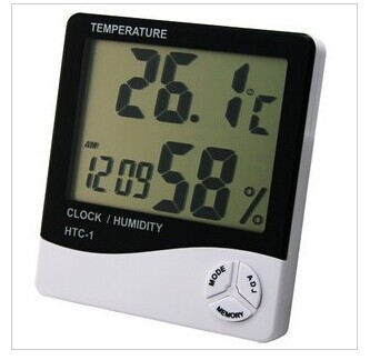 Supply HTC-1 large-screen electronic digital display temperature and humidity meter with high precision indoor electronic thermometer pic 5