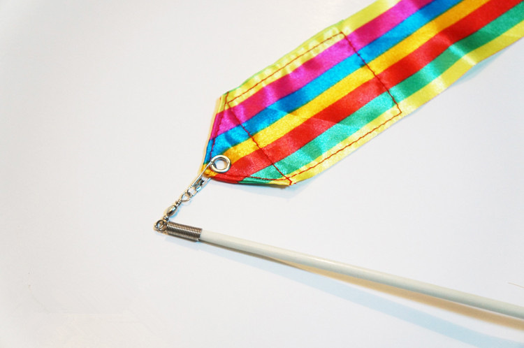 体操彩带4米3米2米彩带七彩跳舞彩带艺术体操运动健身彩带飘带现详情24