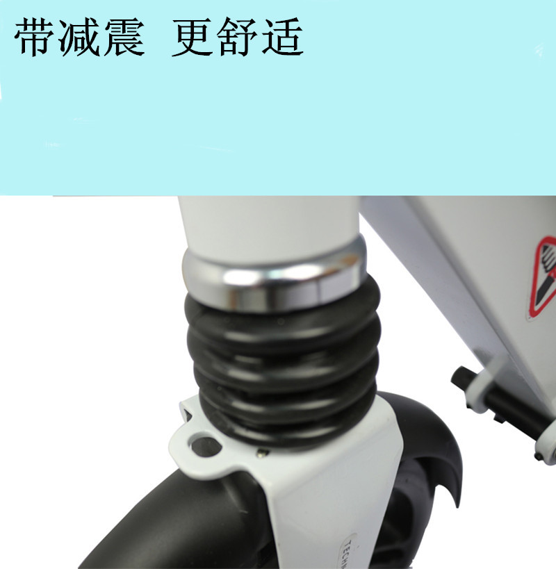 S200 large wheel all-aluminum alloy foldable scooter, two-wheel work step, campus tool, mobility vehicle for adults pic 11