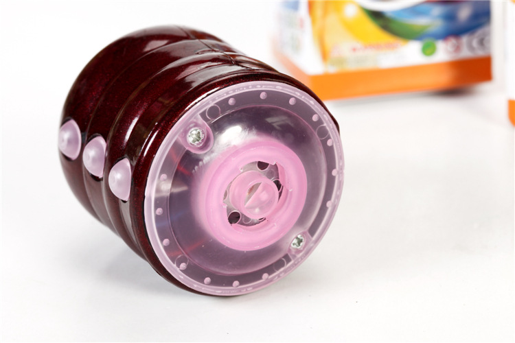 The popular music glowing wood-like gyroscope is selling well at street stalls. It is a toy of the same style as Douyin, the seven-color flashing ejector gyroscope pic 14