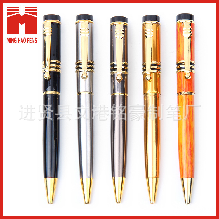 Hotel ballpoint pen factory, black ballpoint pens, ballpoint pens, metal ballpoint pens, rotating pic 12