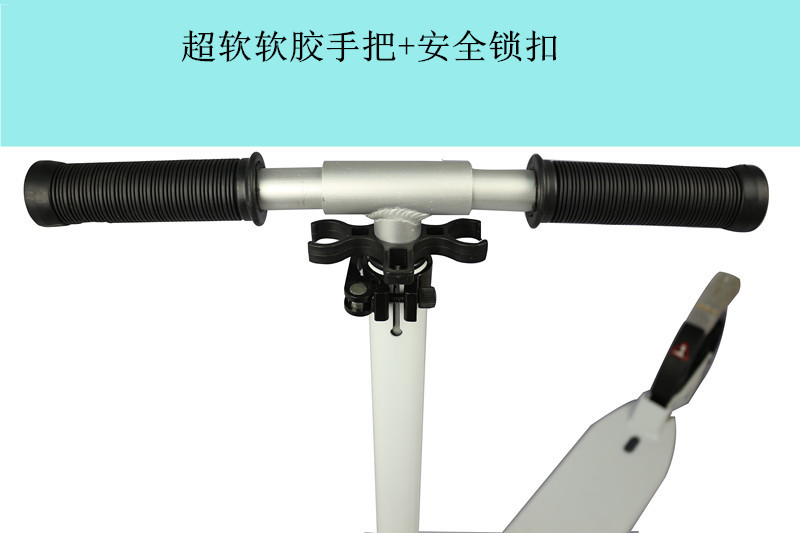 S200 large wheel all-aluminum alloy foldable scooter, two-wheel work step, campus tool, mobility vehicle for adults pic 10