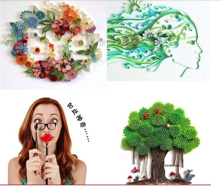 欣乐26色10mm39cm160条彩色衍纸条手工衍纸画材料包详情16