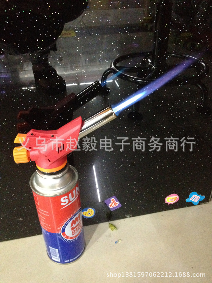 新款倒火喷火 枪喷枪焊枪便捷户外烧炭取火卡式喷枪头小型焊接焊枪详情10
