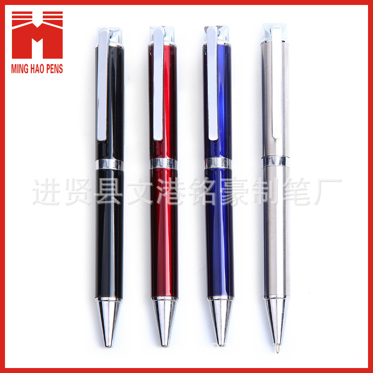 Hotel ballpoint pen factory, black ballpoint pens, ballpoint pens, metal ballpoint pens, rotating pic 6