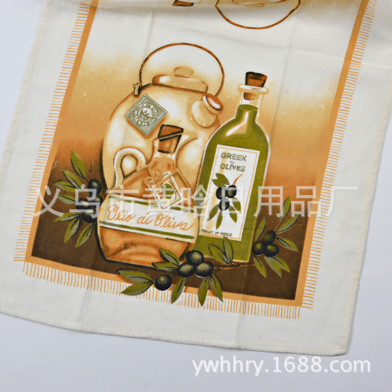【 Chi Jia 】 Fashionable European and American style kitchen printed absorbent cleaning cloths, dishcloths, household cleaning wipes pic 28