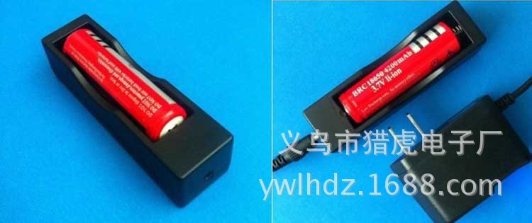 18650 lithium battery DC single-slot charger, 16340 battery charging dock, powerful flashlight accessory battery dock pic 74