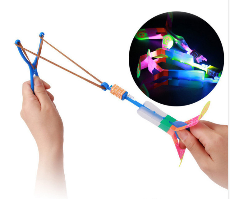 Wholesale factory direct sales of large slingshot arrows with blue lights, flying celestial fairies, double flash arrows pic 3