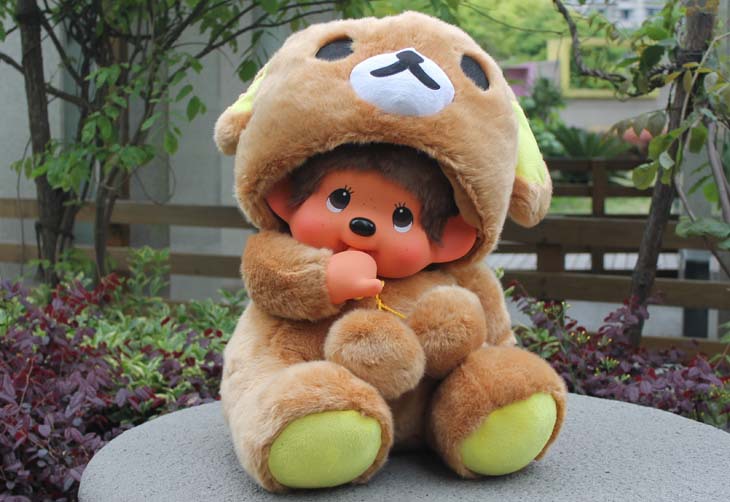 Mengqiqi 80CM animal-transformed large Stildy Doll, anime doll, Relaxing Bear Home Creative Bonnie pic 6