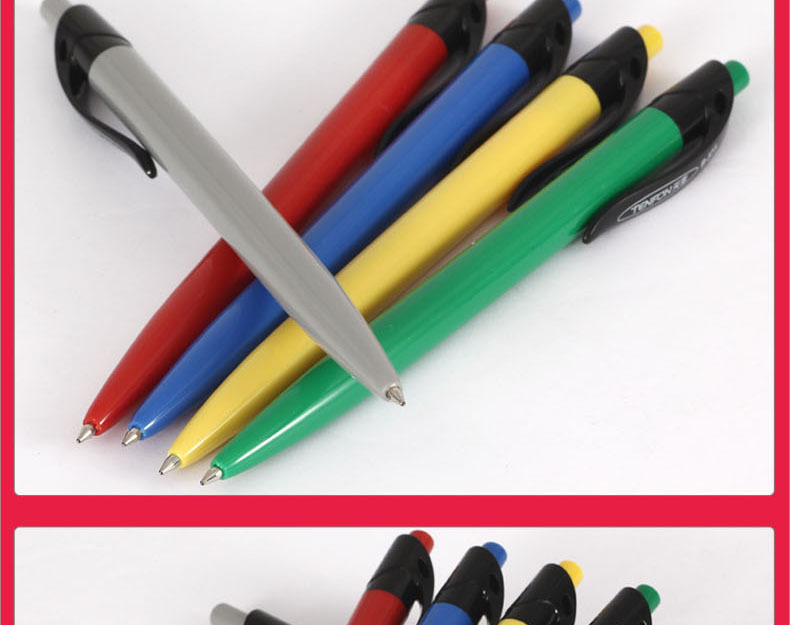 Factory direct supply ballpoint pens, enterprise advertising and promotional pens, press plastic oil pens, gift stationery, 573 pic 9