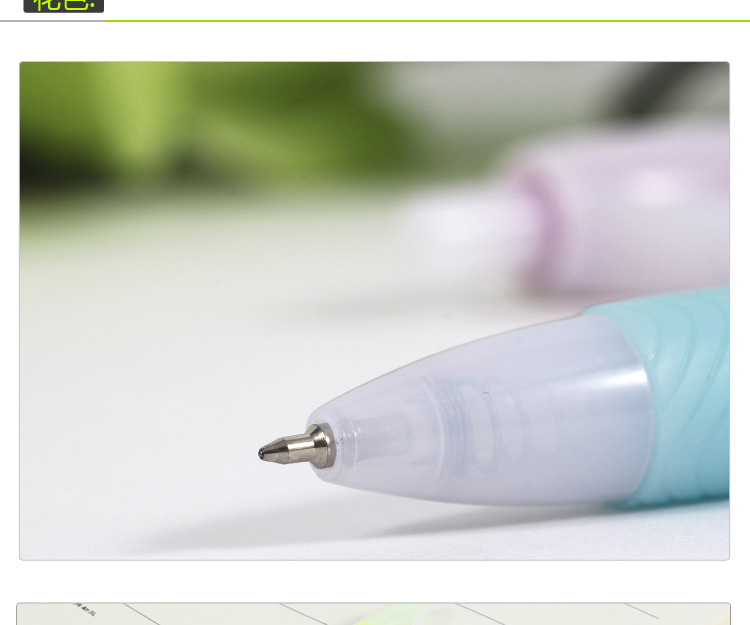 Gold-embossed heat transfer ballpoint pen, student cartoon 0.5MM ballpoint pen, 5676 plastic ballpoint pen wholesale pic 12