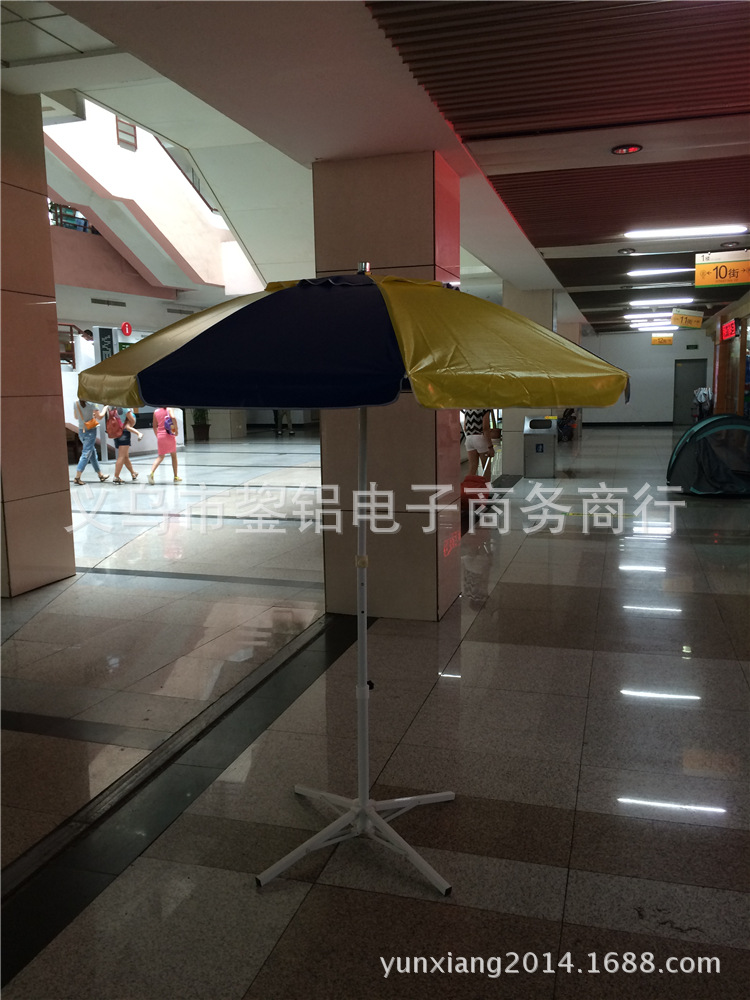 户外加厚PVC太阳伞厂家直销户外皮革伞遮阳超强防雨沙滩伞广告伞详情2