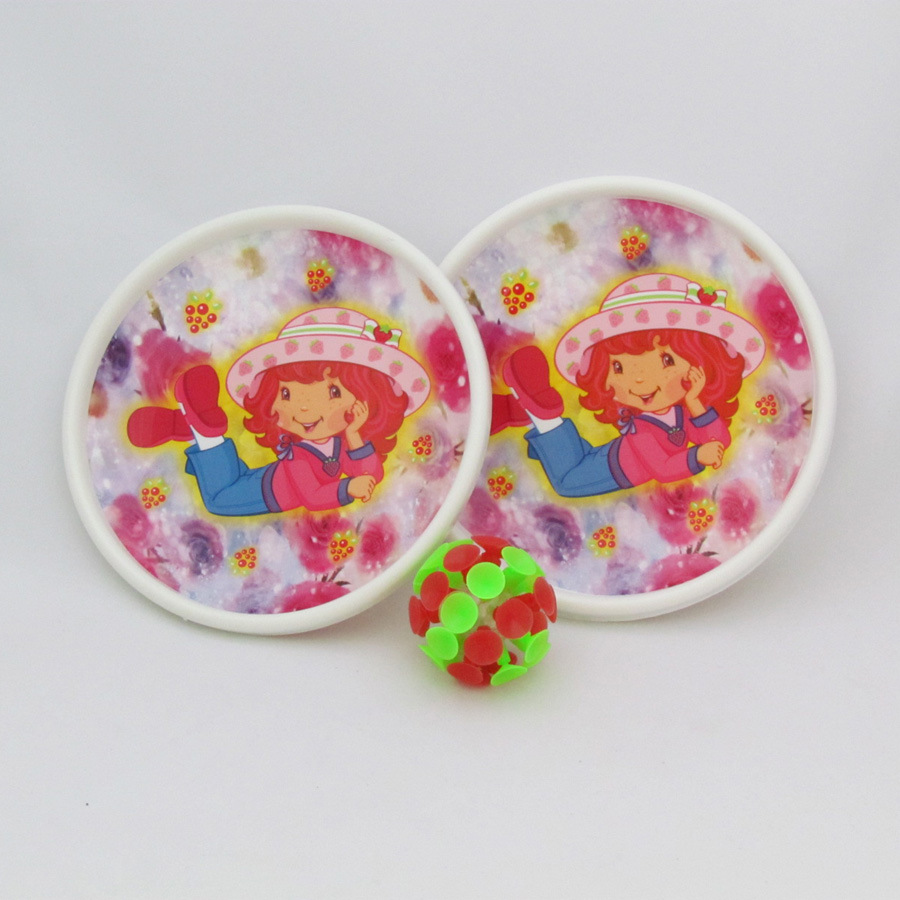 生产亲子儿童解压游戏运动玩具发光吸盘球粘粘球手抛球PVC粘靶球详情1