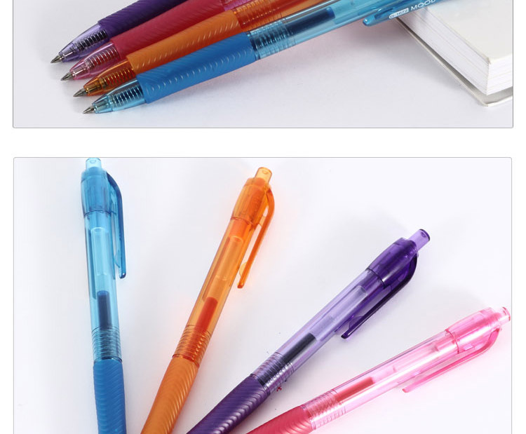 Press the 0.38mm 8-color fine gel pen wholesale 1672 multi-color gel pen writing tool pic 9