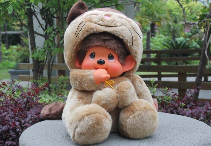 Mengqiqi 80CM animal-transformed large Stildy Doll, anime doll, Relaxing Bear Home Creative Bonnie pic 7