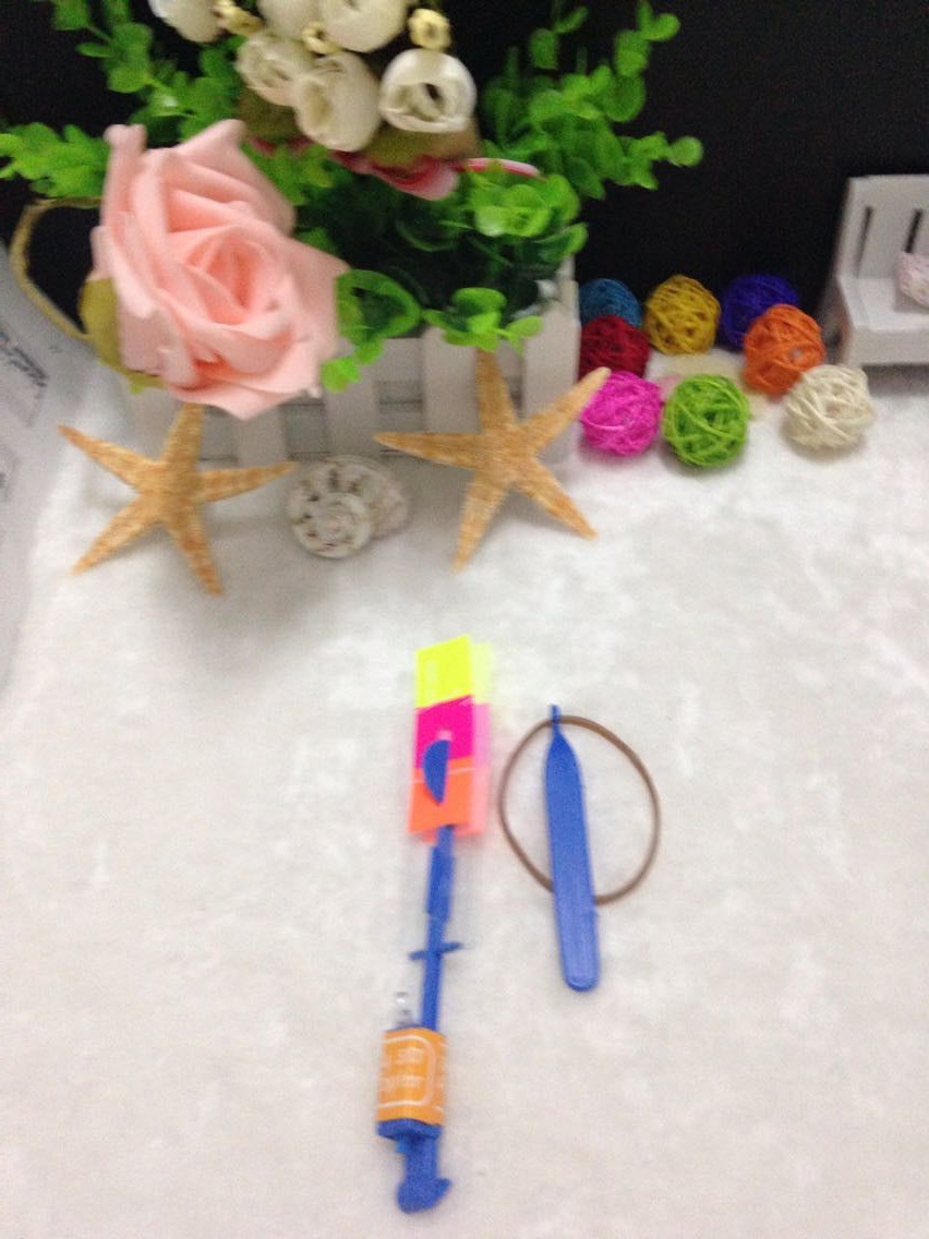 Red and blue dual-flash flying arrow ejection toys, luminous flying arrows, flying sky mushrooms, light Flying sky fairies, factory direct sales pic 11