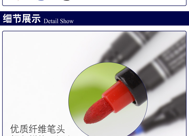 Factory direct supply Tianfeng single-head small marker pen oil-based marker pen 113 fine rod foreign trade marker pen pic 3