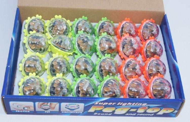 Wholesale of popular toys at street stalls: colorful glowing lace gyroscopes, flashing gyroscopes, and glowing toys pic 16