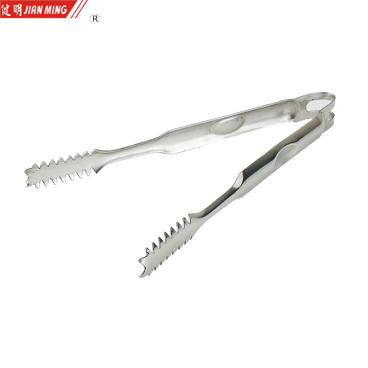 JM8124 stainless steel heat-resistant tongs, multi-functional food tongs, barbecue tongs, ice tongs, salad tongs, noodle tongs and bread tongs pic 9