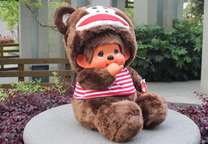 Mengqiqi 80CM animal-transformed large Stildy Doll, anime doll, Relaxing Bear Home Creative Bonnie pic 3
