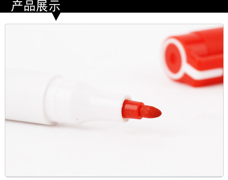 Factory-supplied small whiteboard pens with fine labels, black, blue, red and green whiteboard pens, export 013 whiteboard pens, easy to write and erase pic 7