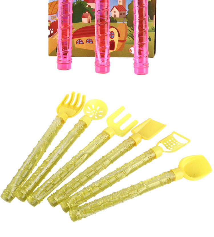 Bubble stick beach bubble water colorido 28CM bubble water blow bubble juguetes stand de tierra juguetes fuente pic 15