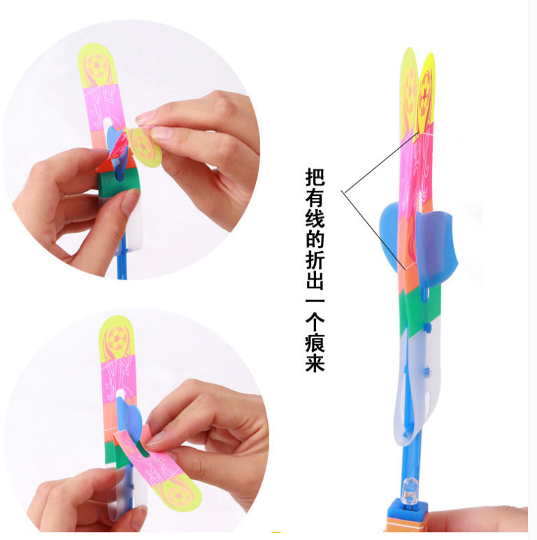 Wholesale factory direct sales of large slingshot arrows with blue lights, flying celestial fairies, double flash arrows pic 4