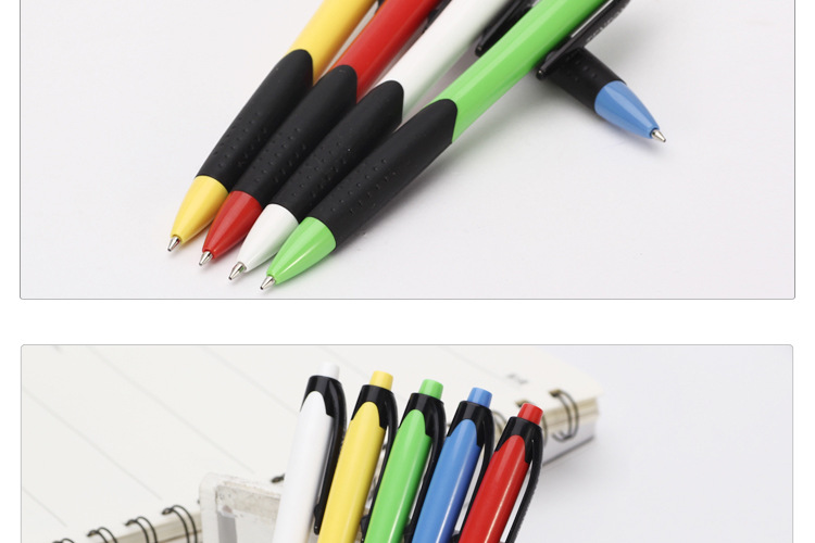 Office ballpoint pen 1.0MM press ballpoint pen plastic 527-24 Ballpoint pen pic 11