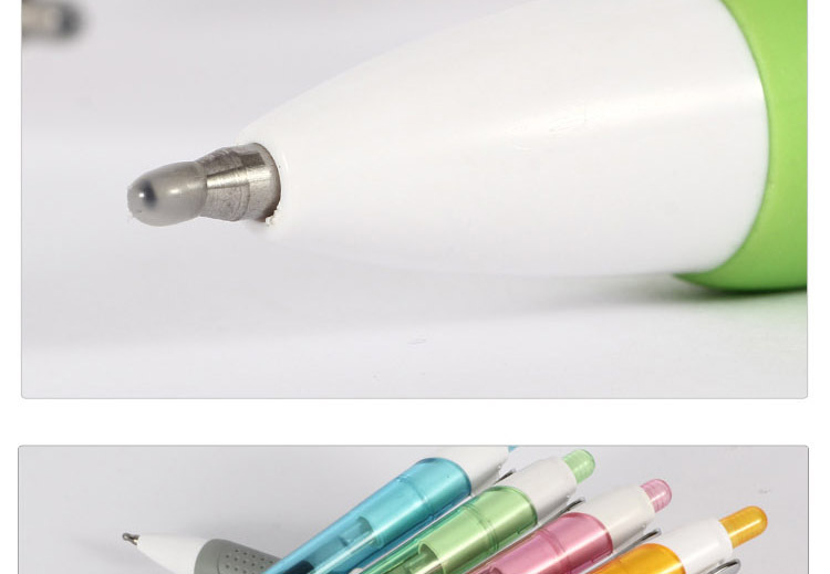 Colorful jumping gel pen, carbon pen, office gel signature pen, 1620 semi-metal pen, advertising promotion pen pic 8