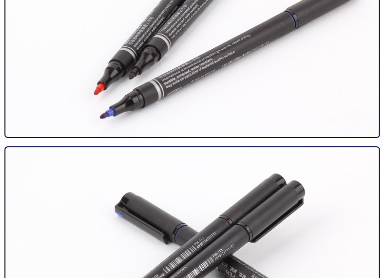 Factory direct supply Tianfeng single-head small marker pen oil-based marker pen 113 fine rod foreign trade marker pen pic 7