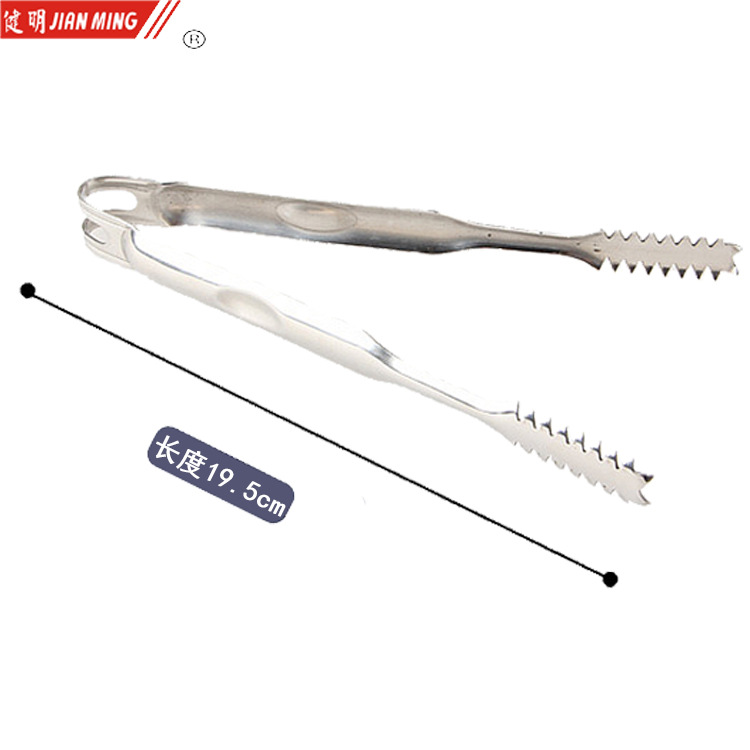 JM8123 stainless steel heat-resistant tongs, multi-functional food tongs, barbecue tongs, ice tongs, salad tongs, noodle tongs and bread tongs pic 11