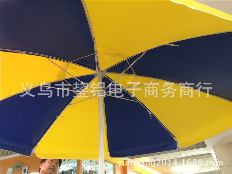 户外加厚PVC太阳伞厂家直销户外皮革伞遮阳超强防雨沙滩伞广告伞详情5