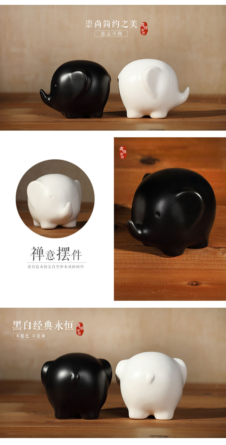 创意ins陶瓷对象摆件陶瓷工艺品 北欧家居装饰品七夕结婚礼物批发详情5