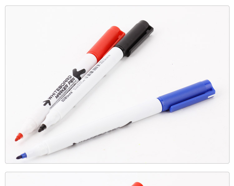 Factory-supplied small whiteboard pens with fine labels, black, blue, red and green whiteboard pens, export 013 whiteboard pens, easy to write and erase pic 8