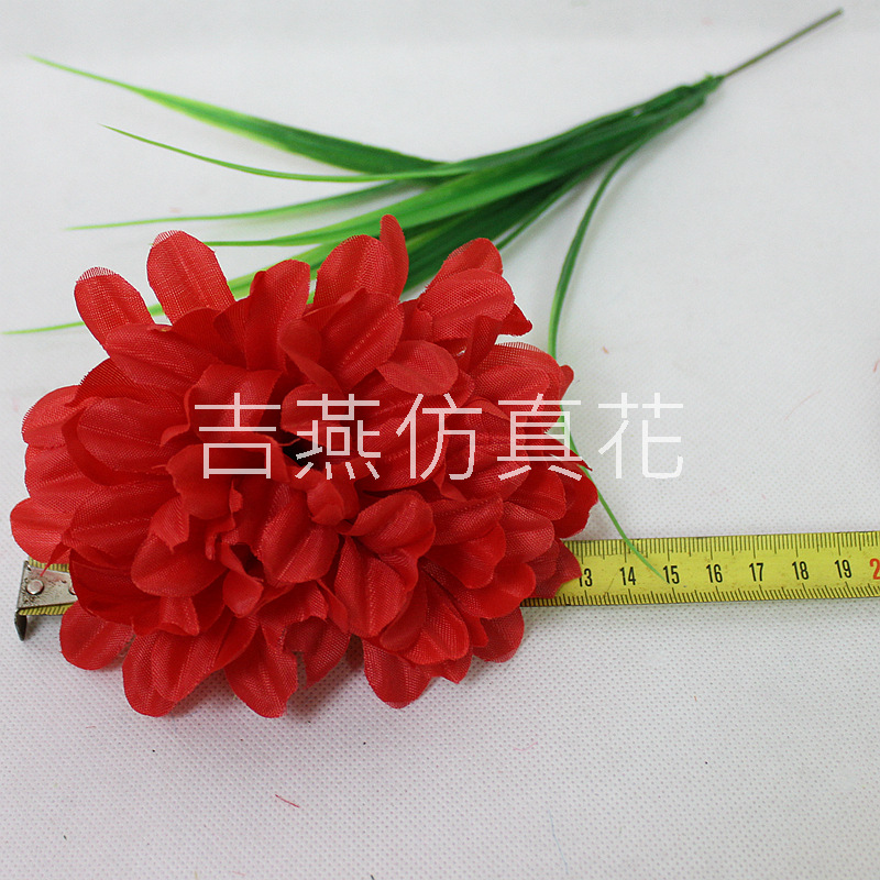 吉磐仿真花朵电子花圈材料绢花清明菊花百合仿真花大全人造花厂家详情17