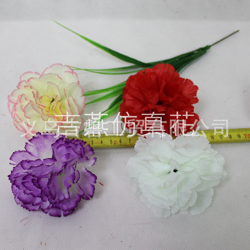 吉磐仿真花朵电子花圈材料绢花清明菊花百合仿真花大全人造花厂家详情34