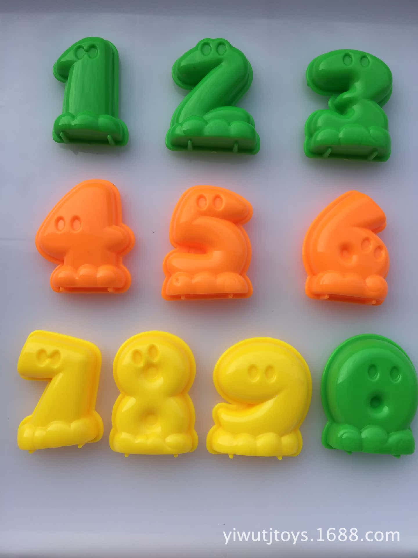 奇乐沙太空粘土沙空气DIY玩具模型10件套数字模具动手动脑益智详情7