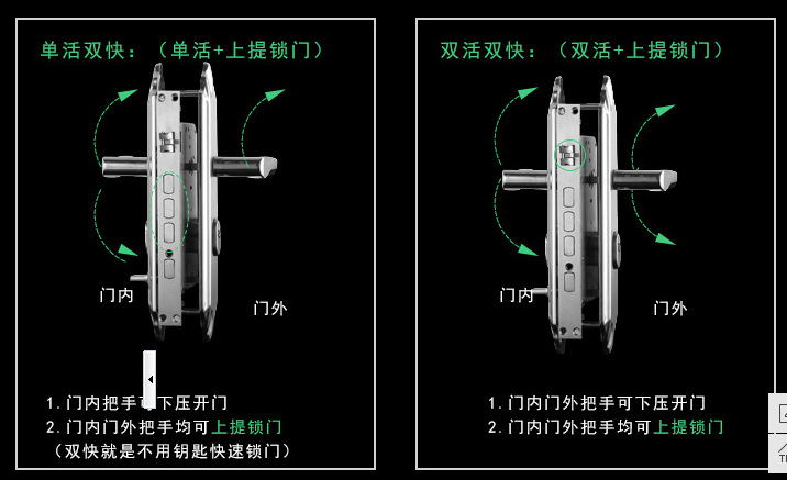 鸿威厂家直销进户门铁把手防盗大门铁拉手通用型黑金刚铁把手双活详情22