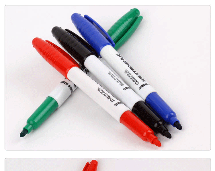 Foreign trade fine-stick whiteboard pen, small single-head whiteboard pen, Tianfeng 012 water-based erasable whiteboard marker pic 8