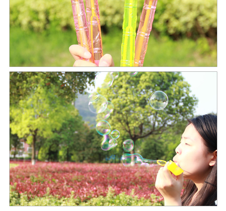 Bubble stick beach bubble water colorido 28CM bubble water blow bubble juguetes stand de tierra juguetes fuente pic 20