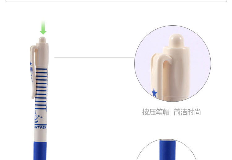 New foreign trade ballpoint pen 5183 Office plastic Ballpoint pen Press gift Ballpoint pen pic 6