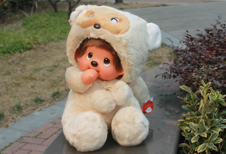 Mengqiqi 80CM animal-transformed large Stildy Doll, anime doll, Relaxing Bear Home Creative Bonnie pic 8