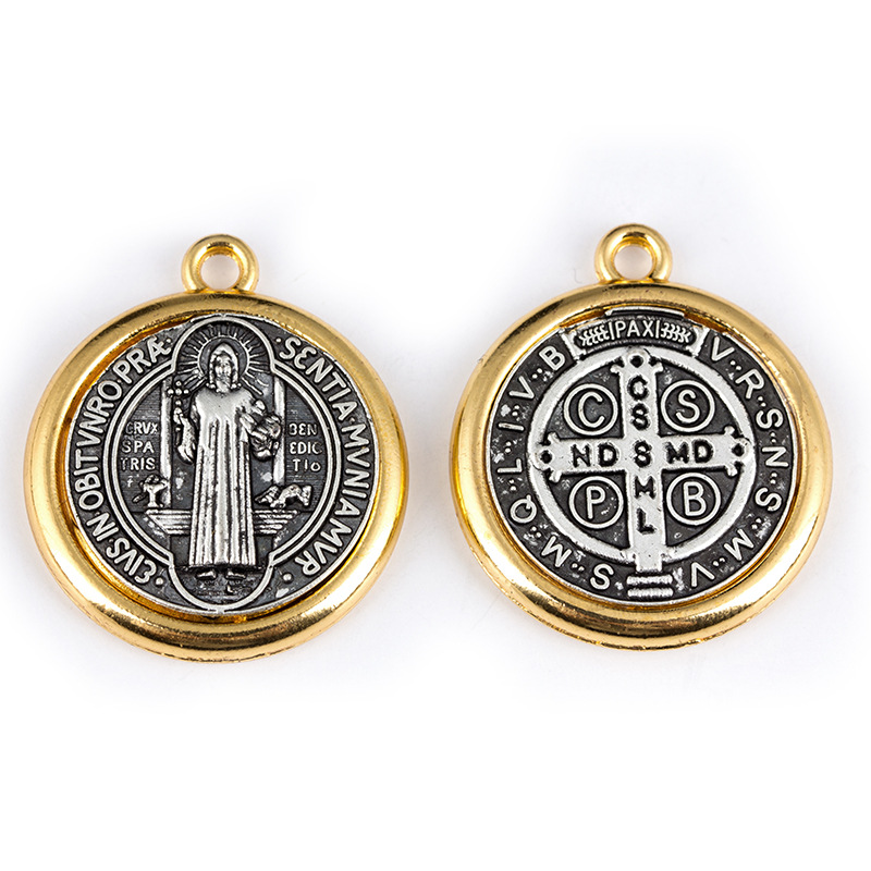 Religious Jesus jewelry accessories wholesale factory direct sales alloy diy keychain accessories pendants pic 4