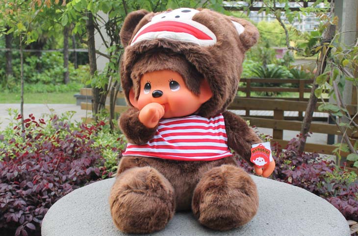 Mengqiqi 80CM animal-transformed large Stildy Doll, anime doll, Relaxing Bear Home Creative Bonnie pic 4
