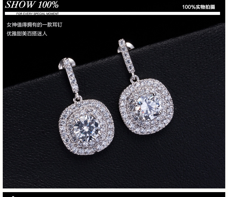 亮雅丽人 欧美风简约锆石热卖新娘耳钉 女生镀金饰品 速卖通爆款详情8