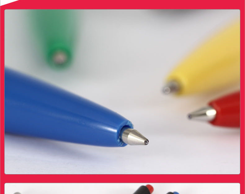 Factory direct supply ballpoint pens, enterprise advertising and promotional pens, press plastic oil pens, gift stationery, 573 pic 8