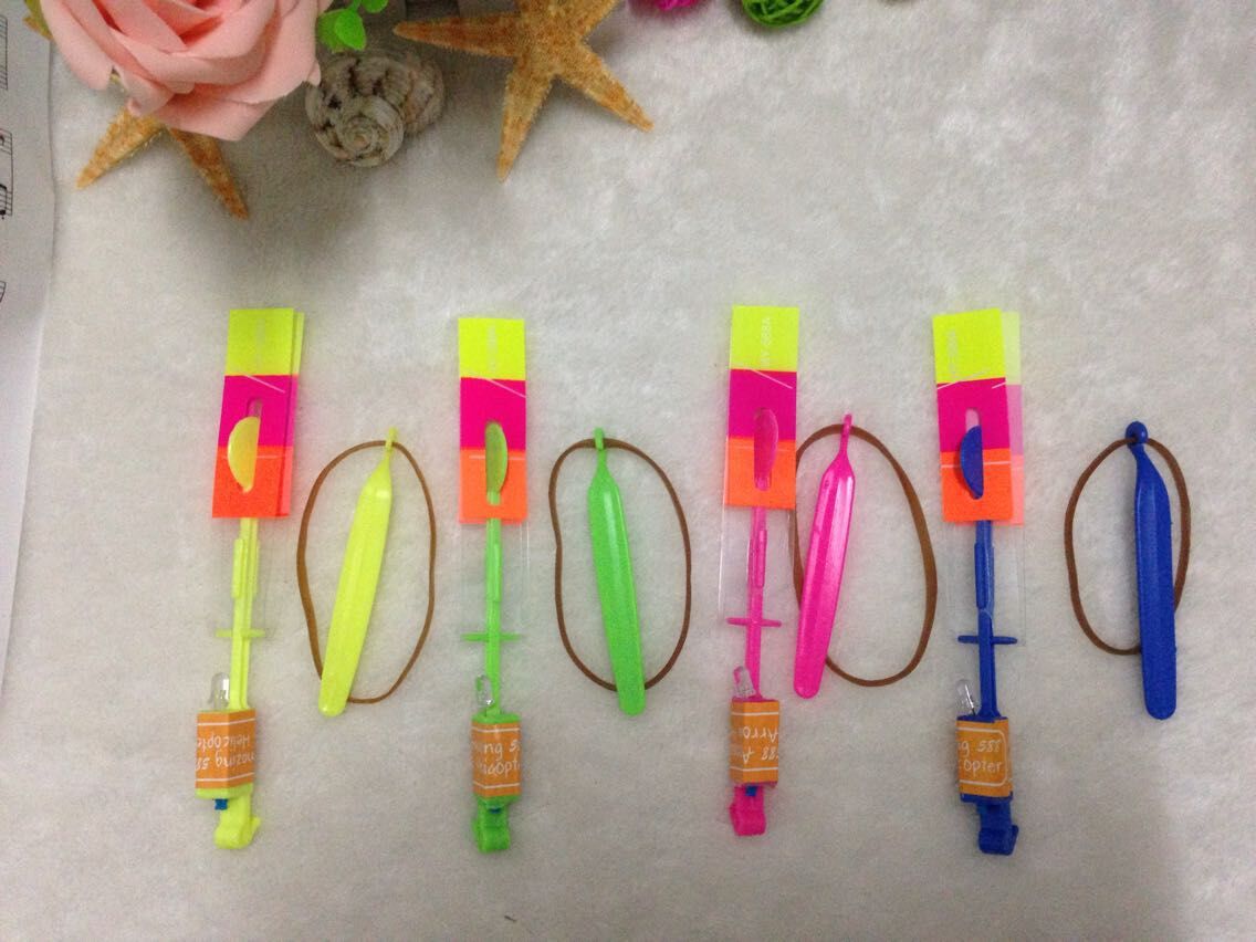 Red and blue dual-flash flying arrow ejection toys, luminous flying arrows, flying sky mushrooms, light Flying sky fairies, factory direct sales pic 10