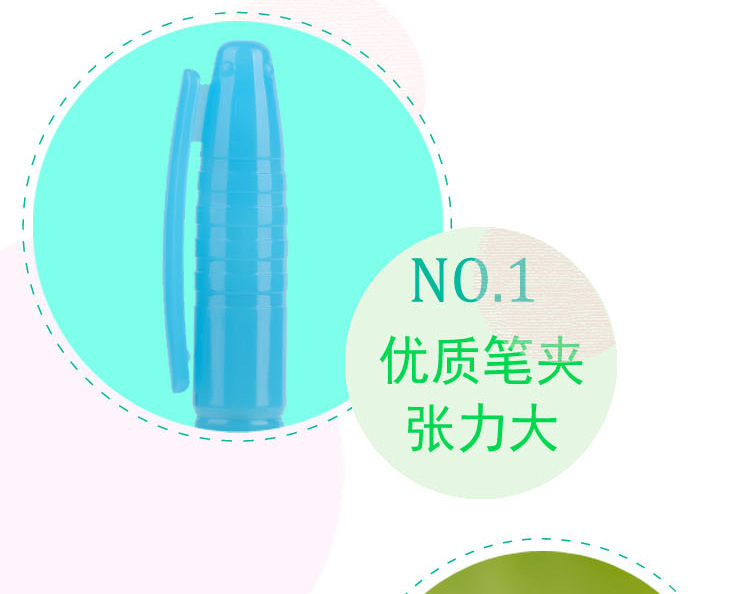 Tianfeng 2230 six-color highlighter for foreign trade, a plastic highlighter with two ends pic 4