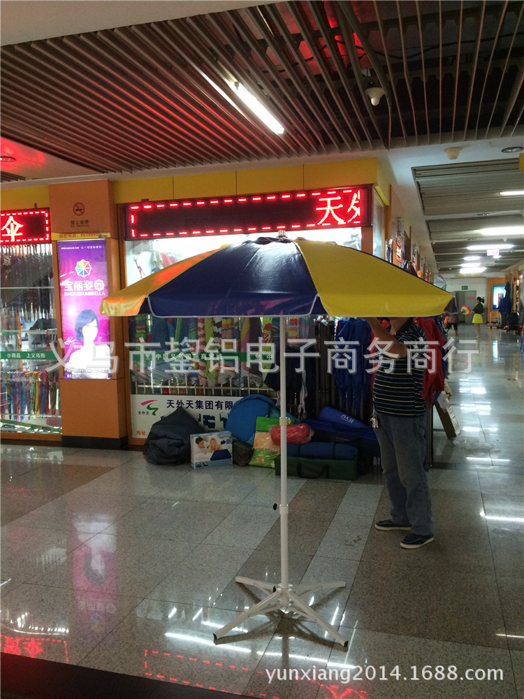 户外加厚PVC太阳伞厂家直销户外皮革伞遮阳超强防雨沙滩伞广告伞详情3